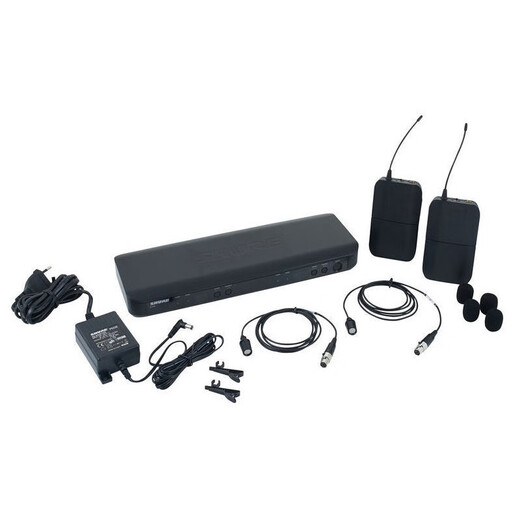 SHURE Shure BLX188 Wireless One to Two Lavalier Microphone Stage Performance Live Conference Speech School Teaching Chest Microphone BLX188/TL47 (Omnidirectional)