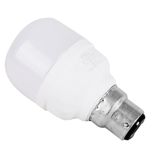 Foshan Lighting Foshan Lighting LED light bulb cylindrical bulb energy-saving bulb property light bulb lighting light source super bright B22 bayonet light bulb 5W white light (6500K)