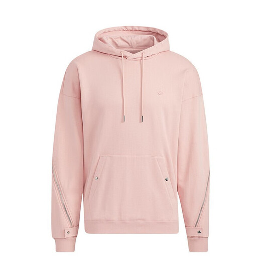 阿迪达斯 （adidas）三叶草卫衣男装春秋新款套头印花休闲舒适运动连帽衫 HH9435  M