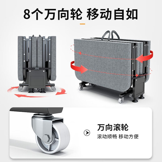 Lunch treasure, folding bed, lunch break bed, office rental house, simple bed, portable lounge chair, hard board, home hospital accompanying 40% off, most people buy [60CM wide] cotton linen 40% off bed