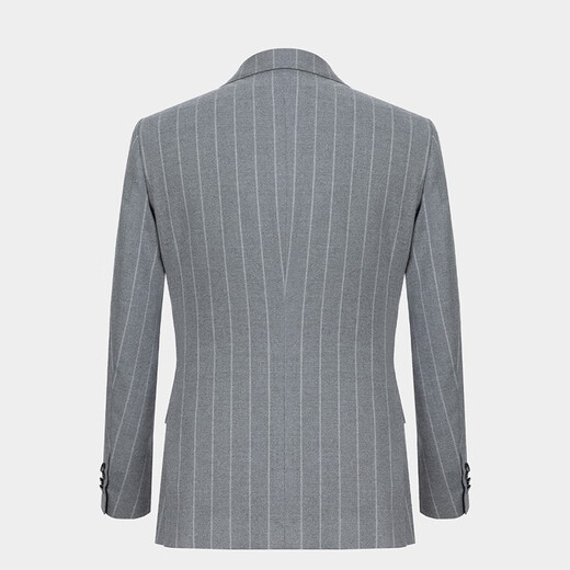 Mailyard/Melya Anzug ein Stück Geschäft Casual Men Herbst und Winter Haar Doppelschlitz Fashion Single 724 Hellgrau Streifen 46