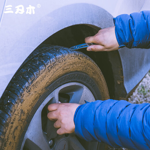 三刃木多功能钳多开折叠刀户外生存刀野外求生便携刀具761军刀 WA761-B1