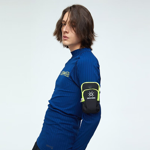 Fir mountain mounted large-capacity arm bag waterproof fitness running mobile phone sports arm bag running men and women beetle gray camouflage