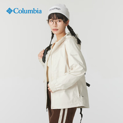 哥伦比亚哥伦比亚户外秋冬新品女子休闲时尚夹克外套防水冲锋衣XR3937 XR3937191/白色 S/155/80A