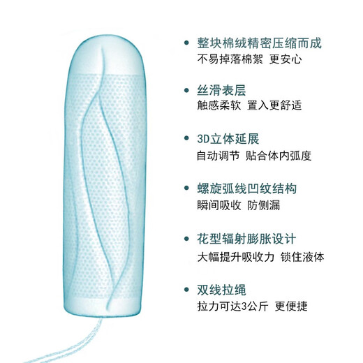 O.B.OB Tampon Volume intégré Small Type Day and Night Sanitary Taunt tante Tampon Sanitary Sanitary importée d'Allemagne [combinaison recommandée] Petite quantité * 5 boîtes