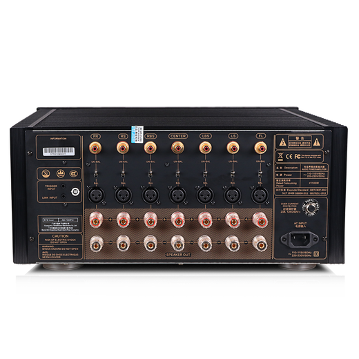 天逸（Winner）AD-7300PA+ 纯后级7声道独立输出大功率家庭影院功放 AD-7300PA+