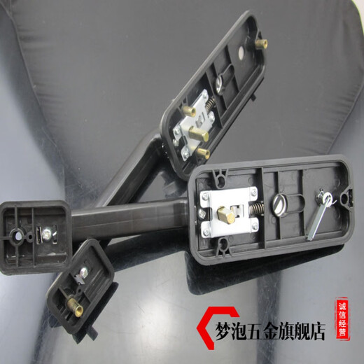 Huili's custom-made old-fashioned pressed aluminum alloy door double-door anti-theft luxury large handle handle 3545MM universal type with key