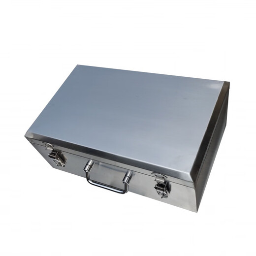 Stainless steel tool box 304 thickened type with wheels large portable hardware tool box storage box repair custom shot