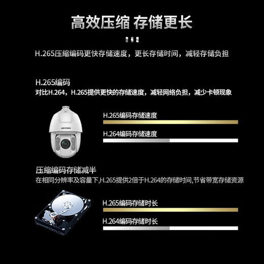 Hikvision Monitor Kamera HD Zoom Infrarot Nachtsichtsnetz