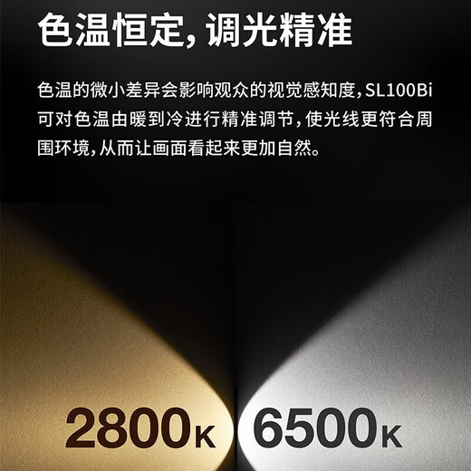 Godox fill light SL100D monochrome temperature video live fill light photo SL100D + 65cm lantern cover + lamp stand