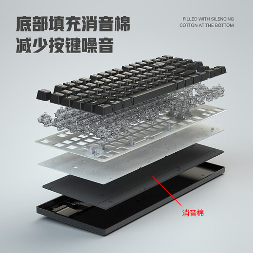 Wolf Pati X56 Mechanische Tastatur Hot-Swap-Achse CNC Aluminium Metal Game 87 Tast
