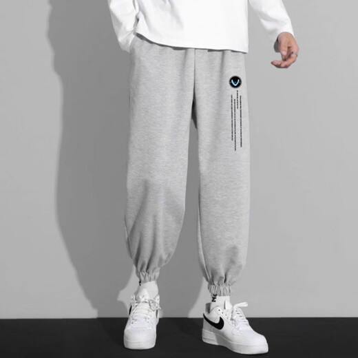 Chaoxiden casual pants men's large size men's fashion versatile plus fat plus long pants fat men's pants summer [regular] M22 black + M77 black 6XL Recommended 215-240Jin [Jin equals 0.5 kg]