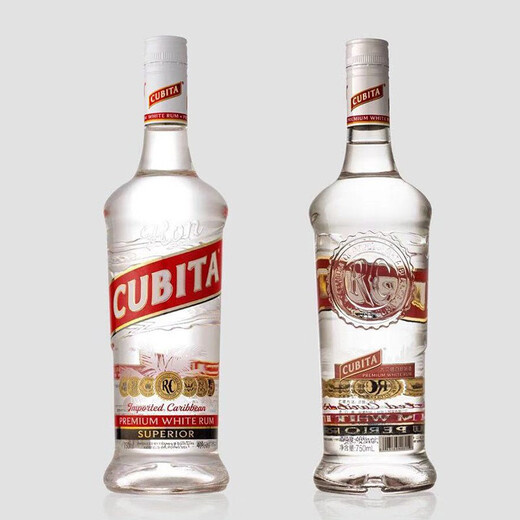 古贝塔（CUBITA）朗姆酒  美国原装进口 调酒基酒 白朗姆酒新老产地随机 750mL 1瓶