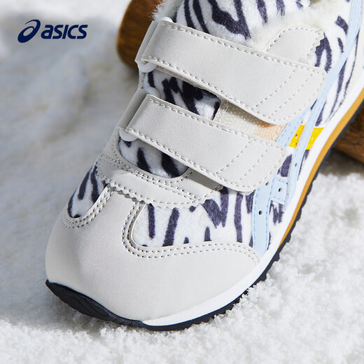 ASICS children's shoes, boys and girls, toddler shoes, casual cotton shoes, plus velvet to keep warm 020 28.5