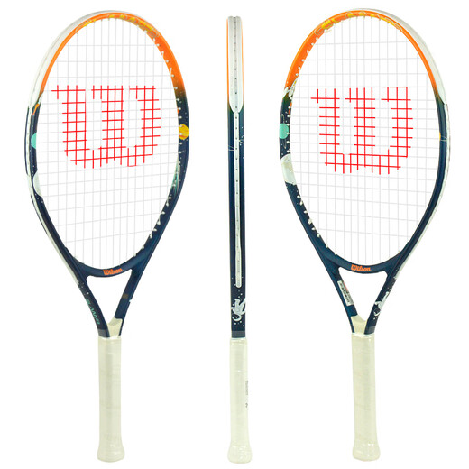 RACKETS DE TENNIS WILSON ENFANTS ENFORMES 1921 23 Étudiants et adolescents garçons et filles de 25 pouces 5-10 ans Univers de tournage en ligne Orange 23 pouces 205G 1416