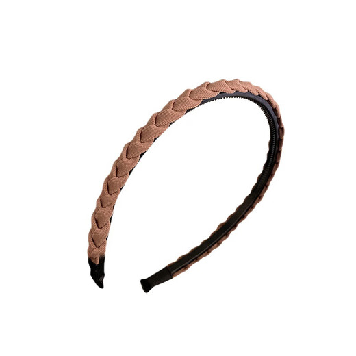 BARY REEF simple hair pressure headband women's face wash special hairband women's non-slip broken hair hairpin 2024 new headwear black braided hairband