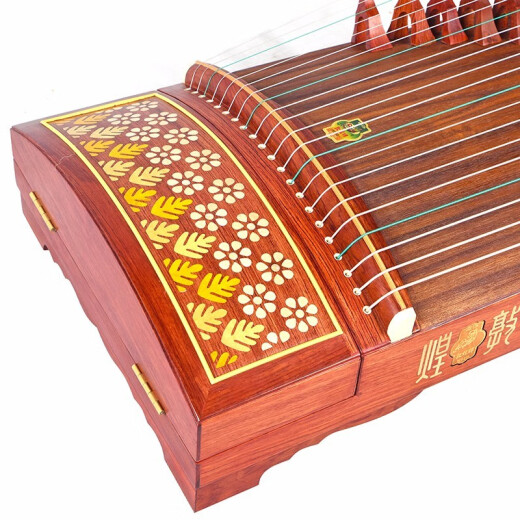 Dunhuang Brand Guzheng 694kk/TT/PP Banana Window Yeyu Teshi Guyi SUMU Instrumento musical graduado para principiantes Guzheng 9694rr Jungle Green (conjunto completo de accesorios)