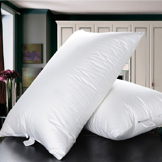 Five-star hotel down pillow white duck down goose feather pillow core pillow soft pillow single health pillow