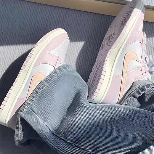 耐克（NIKE）DUNK LOW女子蓝白色粉色经典百搭防滑耐磨低帮休闲运动板鞋 DD1503-001蓝紫粉 36