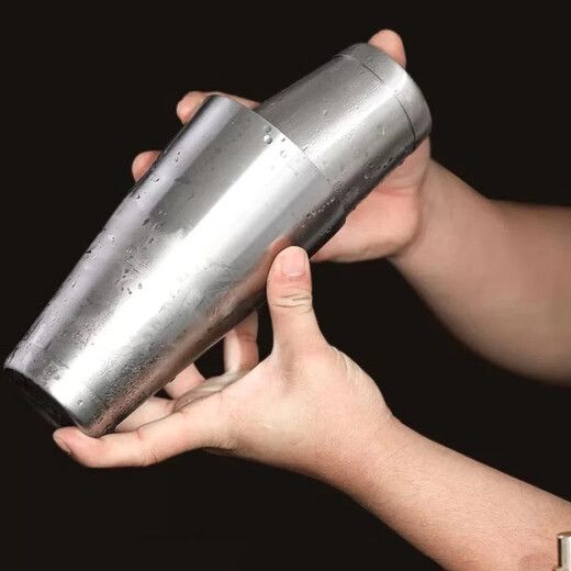 Bar Soul Stainless Steel Boston Shaker Professional Bartender Fancy American Bartender Shaker Shaker Bottomless Mirror Light