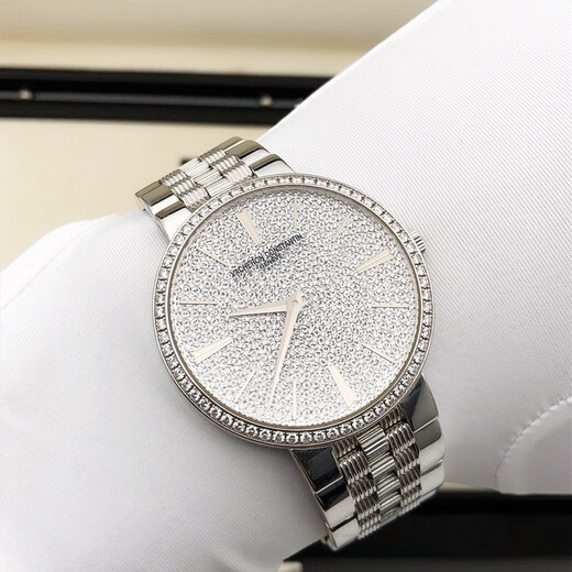 
[Second-hand 95 new] Vacheron Constantin (VC) inheritance series Platinum diamond star 81576/V01G-9274 manual mechanical men's watch