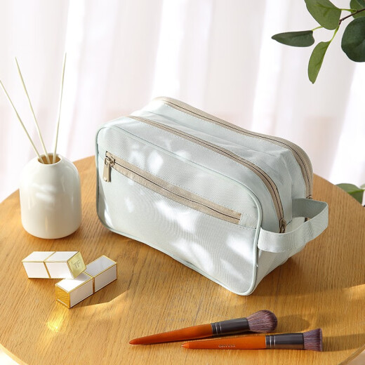 Jiajie Youpin Washing Bag Portable Cosmetic Bag Travel Storage Bag Multi-Function Storage (Sky Blue)