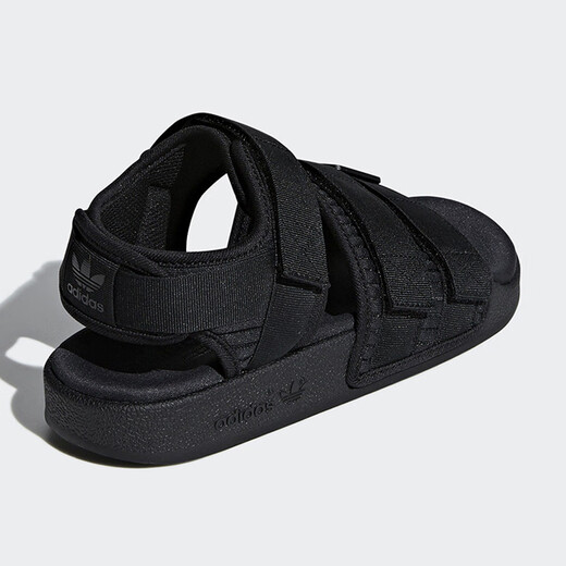 
Adidas (adidas) Clover Women's Shoes New Summer Casual Flat Beach Shoes Strap Velcro Sports Sandals CG6623 CG6623/All Black 36.5