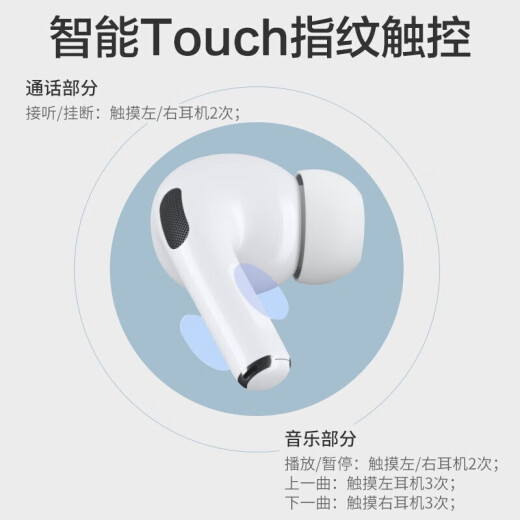 [True Noise Cancellation Third Generation Pro] ZNNCOAir Apple Wireless Bluetooth Headset iPhone Mobile Phone Binaural Sports In-Ear Huaqiangbei 1536U [High-end Upgraded Version] In-Ear Detection丨Rename Positioning丨Second Pop-up 丨Open Cover Anti-Magnetic