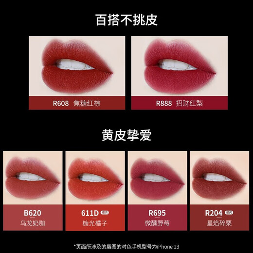 Colorkey Velvet Air Matte Bid Lip Bud Not Fades Spring and Summer Series # R695