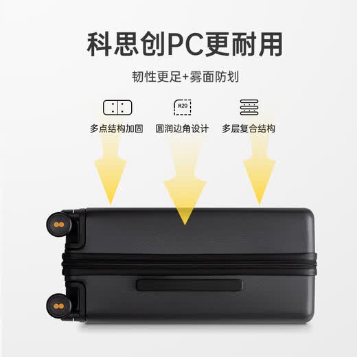 Horizon 8 (LEVEL8) Luggage Men's Trolley Case Carry-on Case Women's 20-inch PC Case Universal Wheel Suitcase Blue