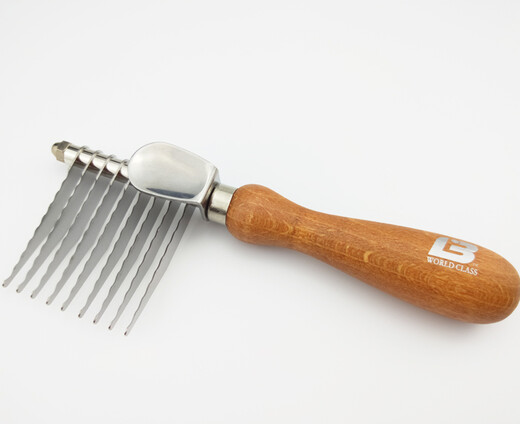 Lebi Pet Dog Knot Opening Comb Knot Opening Knife Straight Knife Comb Knotting Comb Unknotting Comb Teddy Long-haired Dog and Cat Hook Type Straight Knife Comb (for Large and Medium-sized Dogs and Cats) Large Size