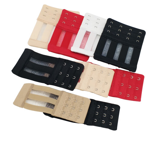 Ainoden stretch bra extension buckle bra extension buckle breast buckle back buckle connecting buckle buckle plus belt adjustment buckle hot-pressed wire buckle hot-pressed elastic 3 buckle skin 1