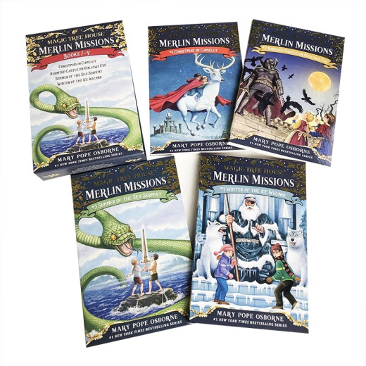 Magic Tree House Advanced Merlin's Mission Series (1-4 volumes) Magic Tree House Merlin Missions imported original bridge book chapter book