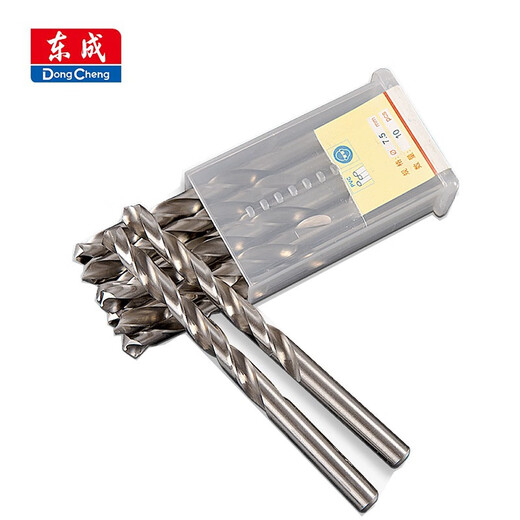 东成麻花钻头直柄全磨金属钻头塑料木材不锈钢钻孔高硬度锋利耐磨开孔 2.5MM【5支】