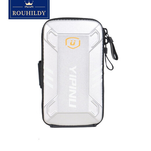 ROUHILDY running mobile phone arm bag outdoor sports equipment men's and women's wrist bag arm cover anti-fall outdoor mobile phone bag waterproof fitness black