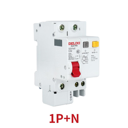 DELIXI ELECTRIC interrupteur à air avec protection contre les fuites 32A63a2p3p4 6A 2P