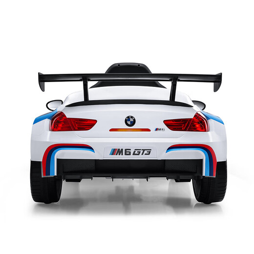 CHILOKBO (CHILOKBO) children's electric car four-wheel remote control car boy and girl gift toy car can be seated for BMW charging battery children's stroller 6666R ivory white + swing + remote control