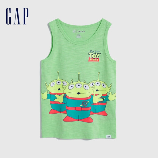 Gap [Toy Story Joint Brand] Boys and Children's Summer Vest 667204 Children's Clothing Sleeveless Tender Green 110cm (5 years old)