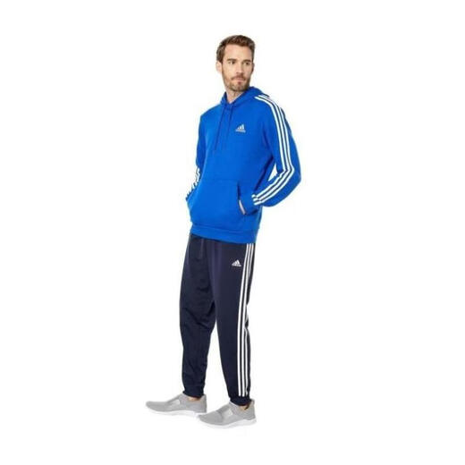 Adidas men's pants sweatpants jogging pants straight pants knitted trousers three-bar training pants spring and autumn 9192828 Dark Gray Dark Gray M (suitable for waist circumference 81-88cm)