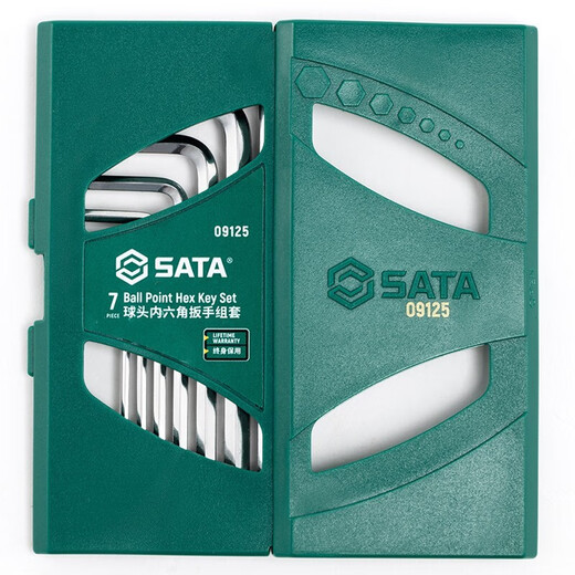 SATA 09125 Hexagonal Wrench Set 1.5-6mm Hexagonal Screwdriver 7-piece Hexagonal Wrench Set
