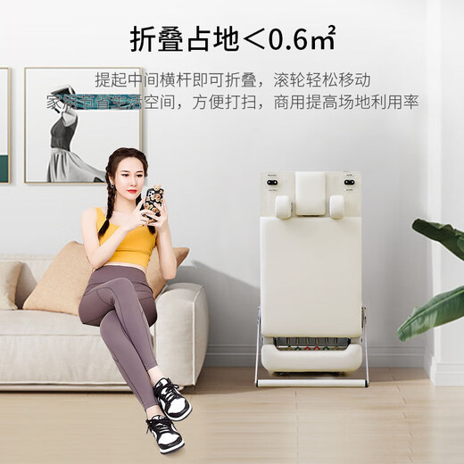 JOYRIDER Pilates folding core bed small white bed high-end household H78 yoga studio personal training commercial fitness equipment Tianxiang Chujing. Gray