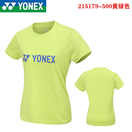 YONEX尤尼克斯羽毛球服短袖运动T恤速干衣服yy团购队服 115179 多色 品蓝女款215179-683 L