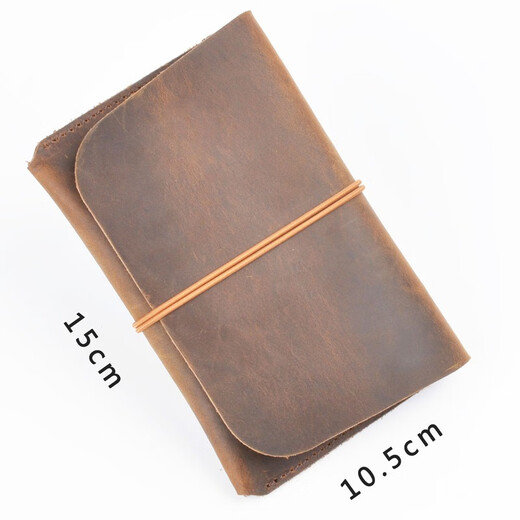 VANLEMN Denmark Study Abroad Head Cowhide Passport Pack Multi-function High-end Storage Certificate Pack Passport Clip Card Pack Black [First Cowhide Crazy Horse Leather]