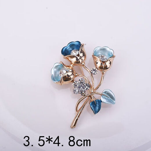 Suiyu Xianyan exquisite rose brooch, versatile flower corsage, anti-exposure accessories, women's A style