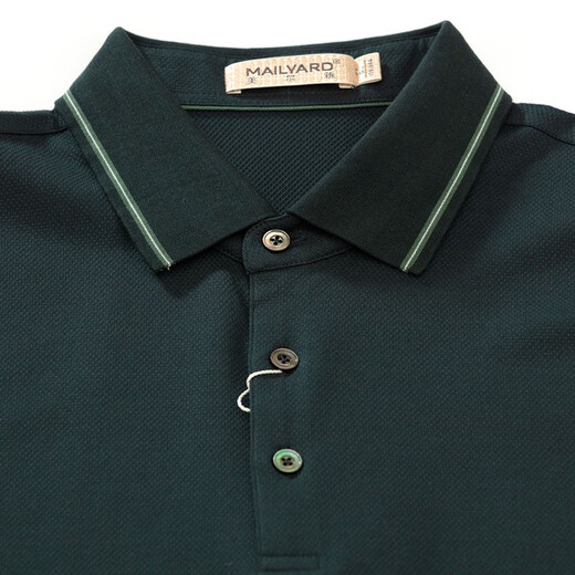 Mailyard /Melya Kurzärärtes T-Shirt, Mulberry Seidengeschäft und Casual Herren Summer Revers 679 Dunkelgrün L /50
