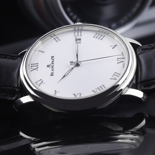 【二手95新】宝珀经典系列6630-1531-55B 表径42mm 18K白金材质 全套