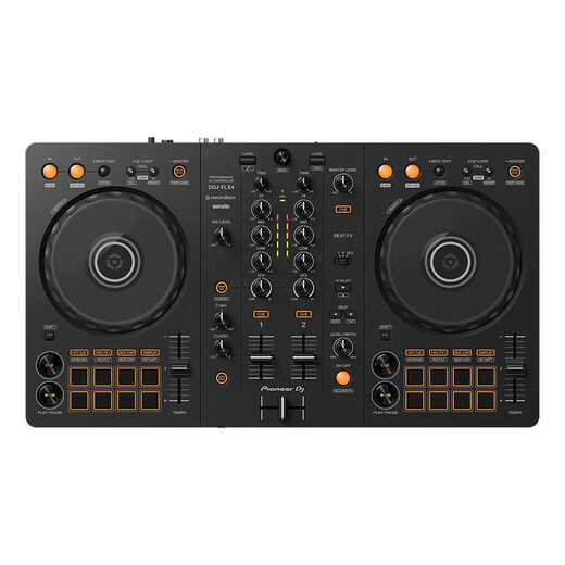 Pioneer DJ Brand Authentic Exclusive Pioneer DDJ-FLX4 Disc Player Beginner's Starter Set DJ Live Digital Controller for Learning DJ Control Best-Selling Model for Beginner DJs DJ Starter Select Set FLX4 Standard Configuration + Equipment Package Black