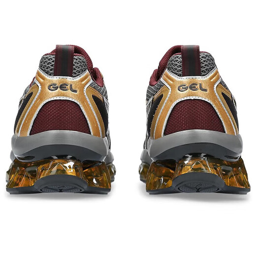 亚瑟士（asics）GEL-QUANTUM KINETIC 复古减震耐磨男士运动休闲鞋跑步鞋 碳灰/金1203A270-021 41.5 标准41.5/US8