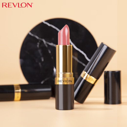 露华浓（Revlon）丽采保湿滋润唇膏女士哑光黑管口红女士不掉色美妆化妆品女彩妆 677#柔橘色（奶油质地）