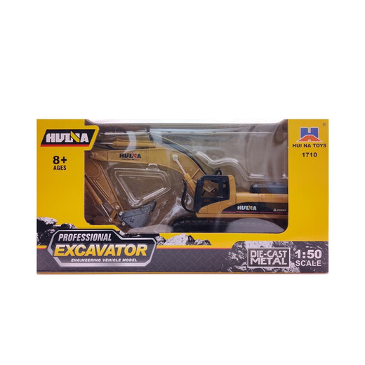 Modèle de véhicule d'ingénierie en alliage Excavatrice Hydraulic Toy Excavator Car Excavator Truck Truck Bulldozer 723 Machine de démolition en alliage